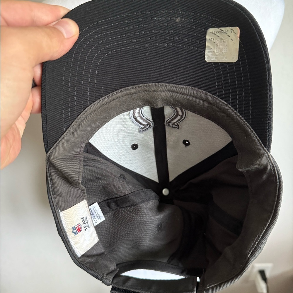 Men’s OSFM Team Apparel Black/Gray Indianapolis Colts Athletic Hat - Picture 5 of 5